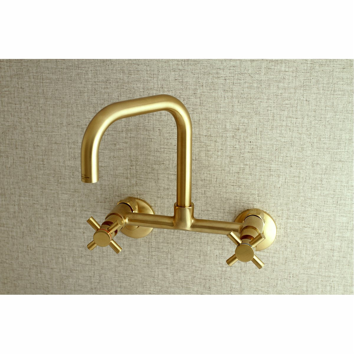 Kingston Brass Concord 8-Inch Adjustable Center 2-Hole Wall Mount Kitchen Faucet