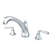 Kingston Brass Two Handle 8" to 36" Widespread Roman Tub Filler-Tub Faucets-Free Shipping-Directsinks.
