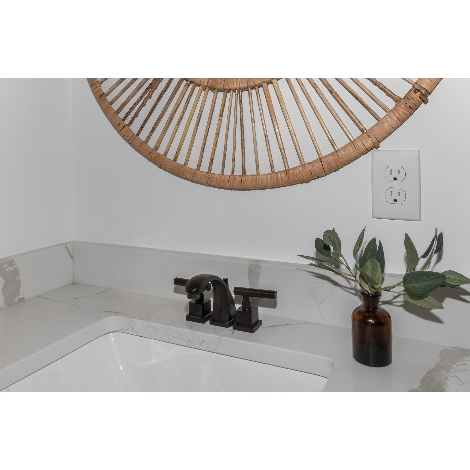 Kingston Brass Claremont 8-Inch Widespread Bathroom Faucet