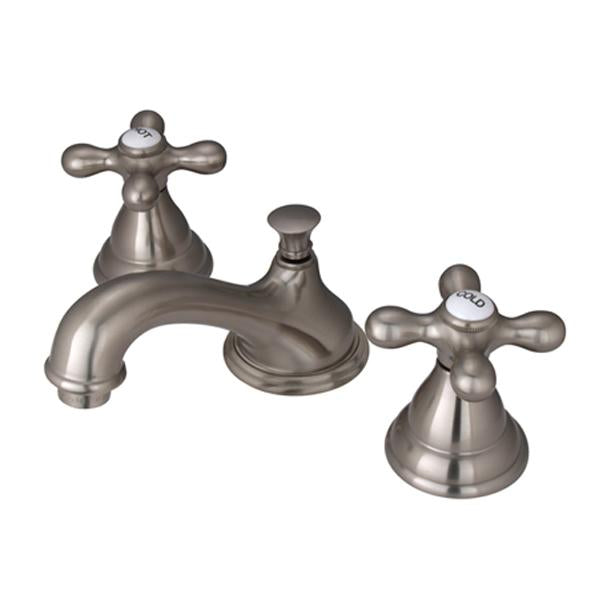 Kingston Brass Royale Classic Two Handle 8" to 16" Widespread Lavatory Faucet with Brass Pop-up-Bathroom Faucets-Free Shipping-Directsinks.