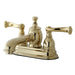 Kingston Brass Royale 4" Centerset Lavatory Faucet with Heritage Spout and Metal Lever Handle-Bathroom Faucets-Free Shipping-Directsinks.