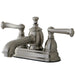 Kingston Brass Royale 4" Centerset Lavatory Faucet with Heritage Spout and Metal Lever Handle-Bathroom Faucets-Free Shipping-Directsinks.