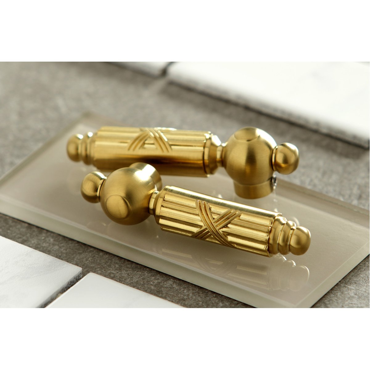 Kingston Brass Georgian Two-Handle Wall Mount Bathroom Faucet