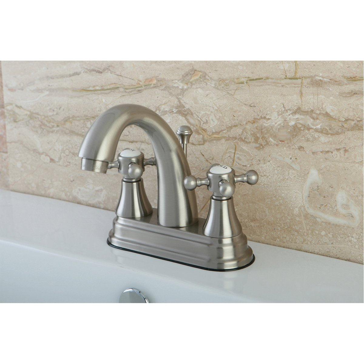 Kingston Brass 4-Inch Centerset 3-Hole Bathroom Faucet