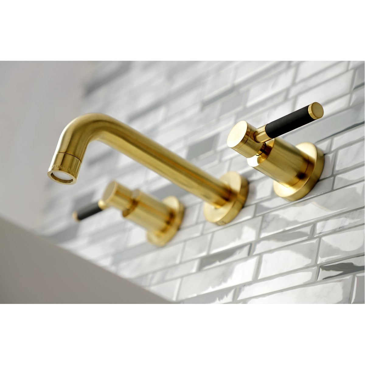 Kingston Brass Concord 2-Handle Wall Mount Bathroom Faucet