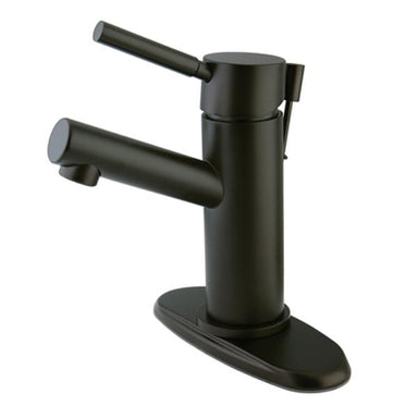 Kingston Brass Concord Single Handle 4" Centerset Lavatory Faucet with Brass Pop-up and Optional Deck Plate-Bathroom Faucets-Free Shipping-Directsinks.