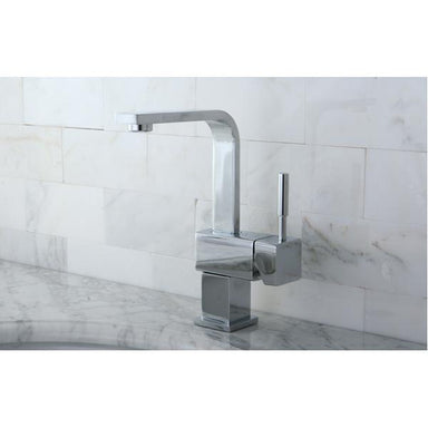 Kingston Brass Concord Single Handle Mono Deck Lavatory Faucet with Push-up Drain-Bathroom Faucets-Free Shipping-Directsinks.