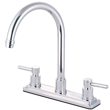 Kingston Brass Concord Two Handle Deck Mount Kitchen Faucet-Kitchen Faucets-Free Shipping-Directsinks.