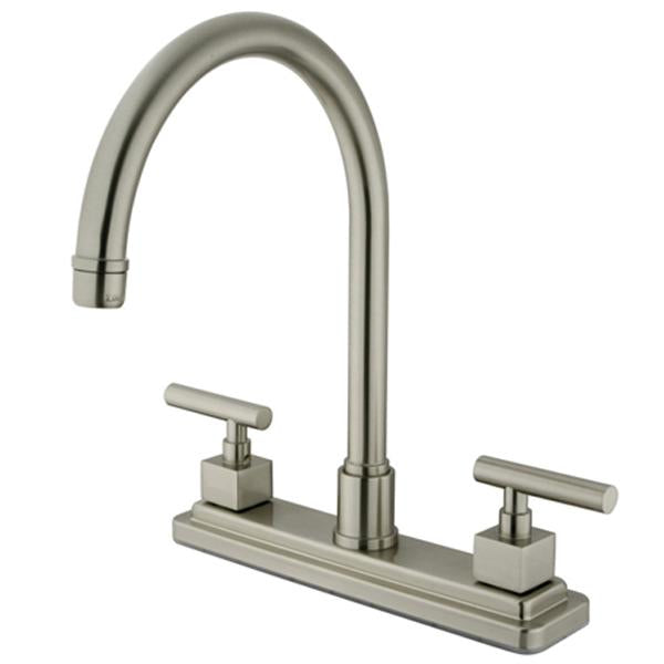 Kingston Brass Claremont Double Handle 8" Kitchen Faucet-Kitchen Faucets-Free Shipping-Directsinks.