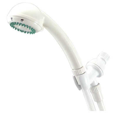 Kingston Brass Barcelona 3-Setting Adjustable Hand Shower in White-Shower Faucets-Free Shipping-Directsinks.