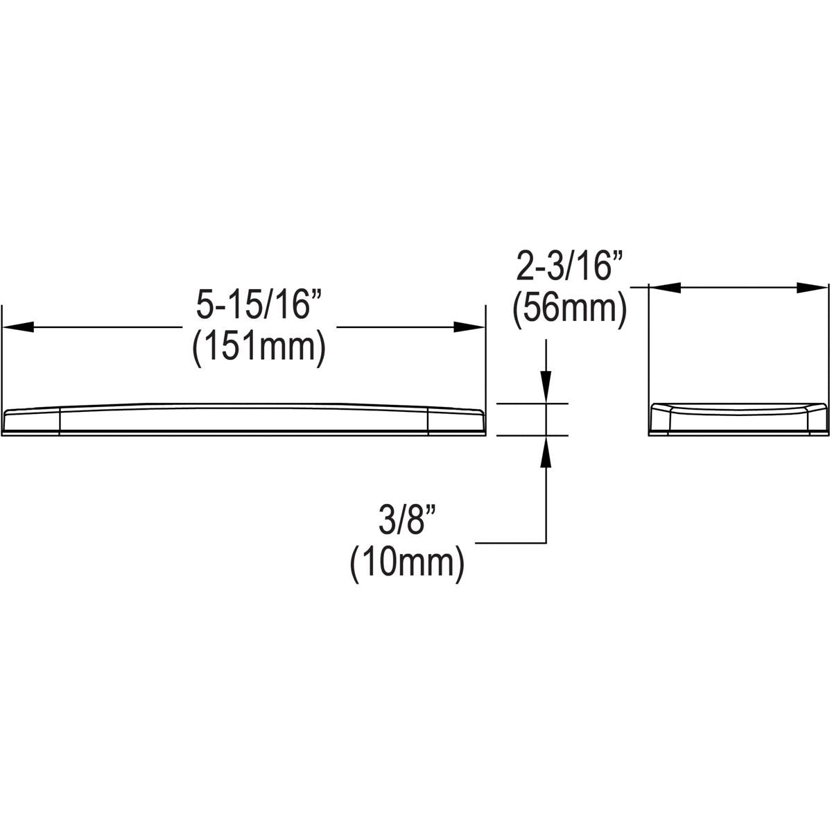 Elkay 3-Hole Bar Faucet Deck Plate/Escutcheon