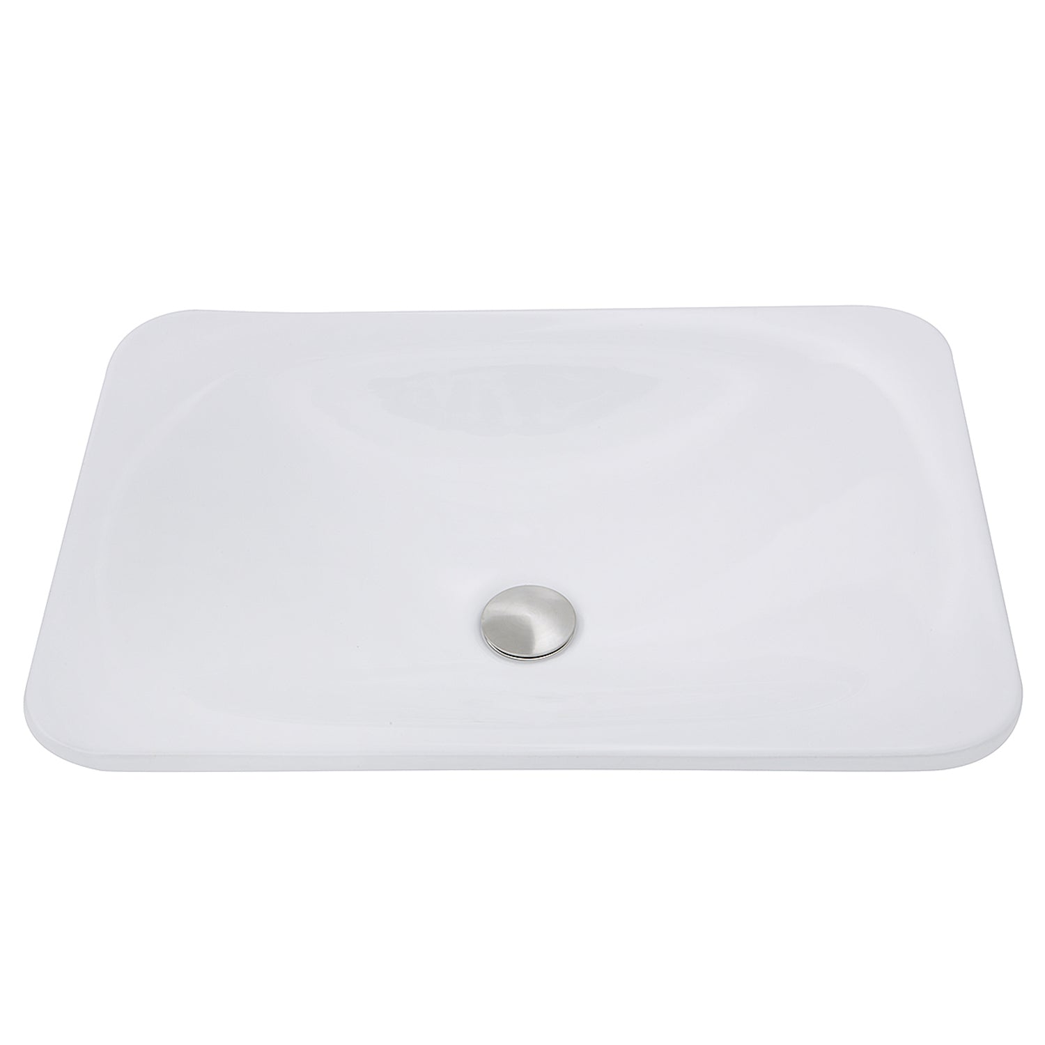 Nantucket Sinks 21-Inch Rectangular Drop-In Ceramic Vanity Sink DI-2114-R DirectSinks