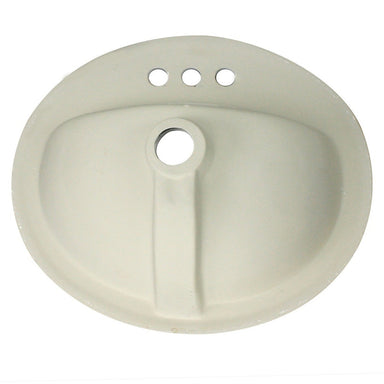 Nantucket Sinks 20.25-Inch Drop-In Ceramic Vanity Sink DI2017-4 DirectSinks