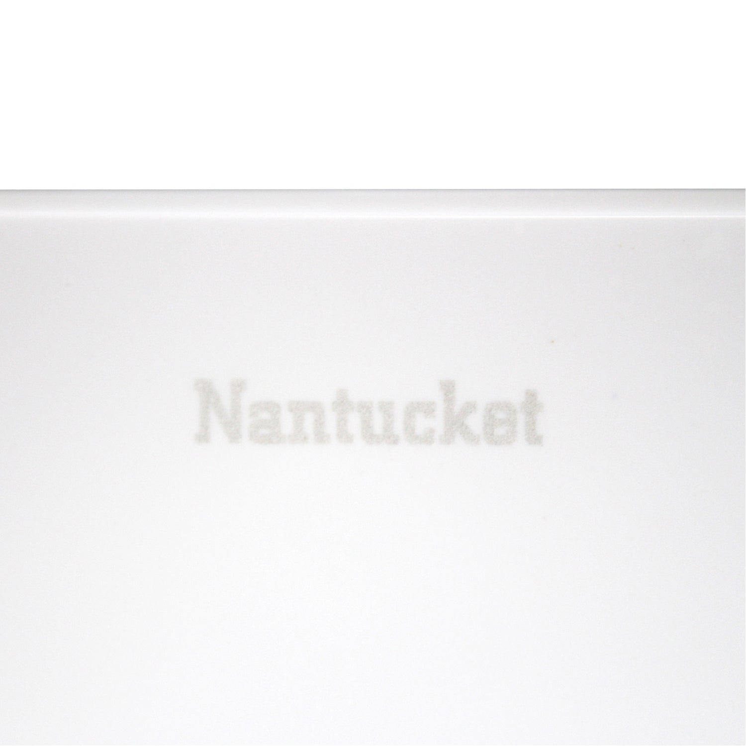 Nantucket Sinks Rectangle White Glacier Stone Sink NS-GSTR36 DirectSinks