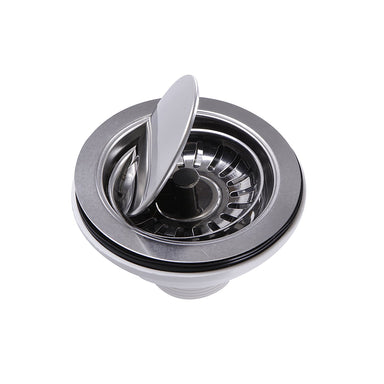 Nantucket Sinks NS35LCC-CH Chrome Flip Top Crumb Cup Kitchen Drain