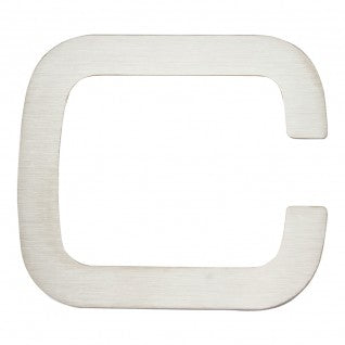 4" Stainless Steel House Letter 'C', Paragon Collection