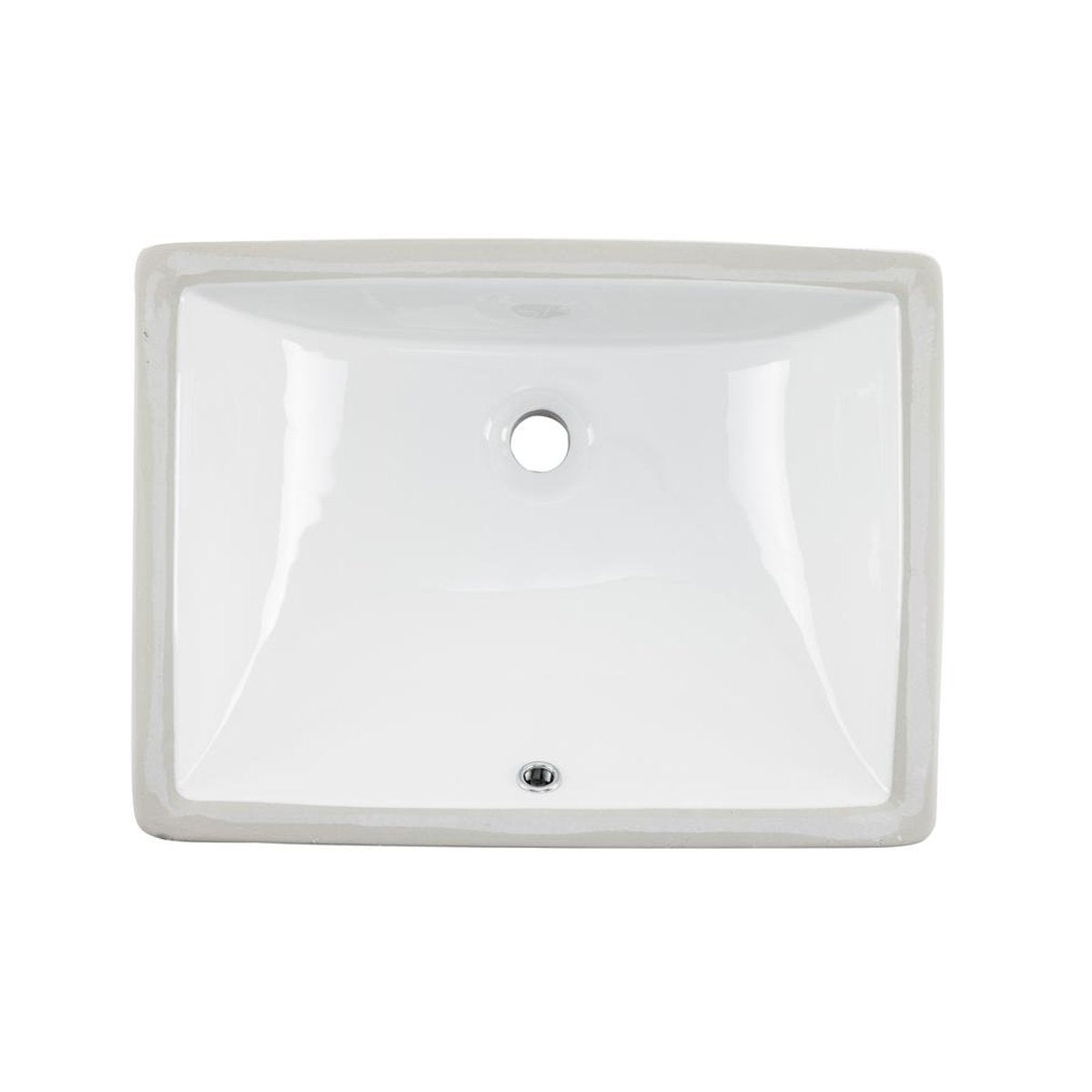 Wells Sinkware 20-Inch Rectangular Undermount Single Bowl Bathroom Sink-Bathroom Sinks Fast Shipping at Directsinks.