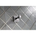 Ruvati Valencia Luxury Bathroom Robe Hook in Crystal and Chrome RVA5003