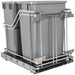Hardware Resources Polished Chrome Trashcan Pullout with Soft-close Slides-DirectSinks