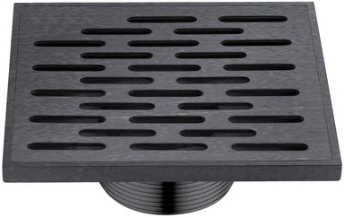 Dawn Yangtze River Series Square Shower Drain 5-Inch Dark Brown Finished-Bathroom Accessories Fast Shipping at DirectSinks.