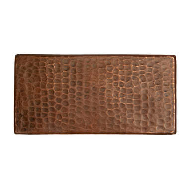 Premier Copper Products 3" x 6" Hammered Copper Tile - Quantity 8-DirectSinks