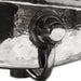 Nantucket Sinks Hammered Stainless Steel Rectangle Undermount Bathroom Sink with Overflow DirectSinks
