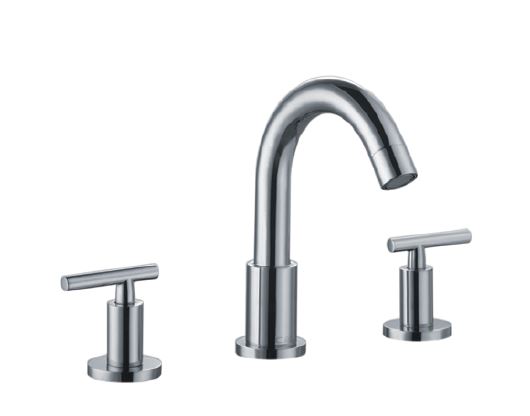 Dawn AB161513 3-Hole Lavatory Faucet with Lever Handles-Bathroom Faucets Fast Shipping at DirectSinks.