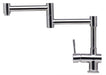 Alfi Solid Stainless Steel Retractable Single Hole Kitchen Faucet-DirectSinks