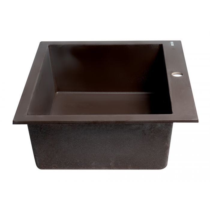 ALFI Brand 24" Drop-In Single Bowl Granite Composite Kitchen Sink