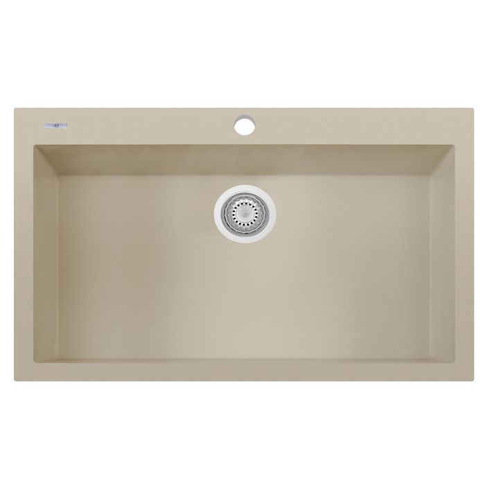 ALFI brand AB3322DI 33" Single Bowl Drop In Granite Composite Kitchen Sink