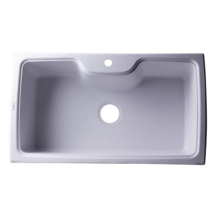 ALFI brand AB3520DI 35" Drop-In Single Bowl Granite Composite Kitchen Sink