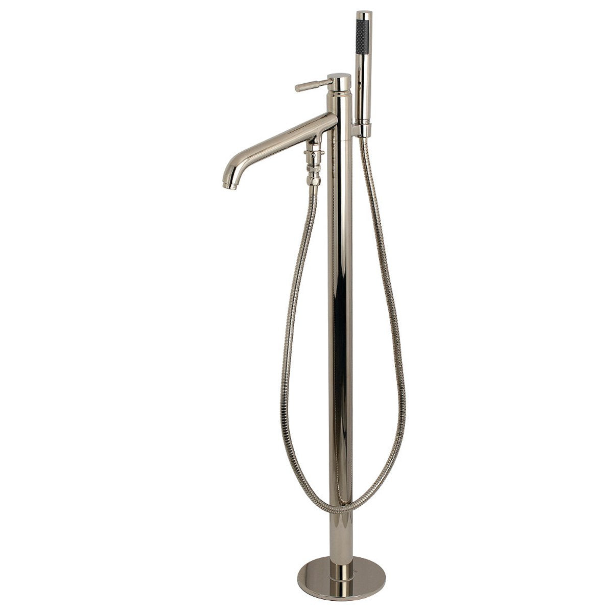 Kingston Brass Concord Floor Mount Tub Filler with Hand Shower