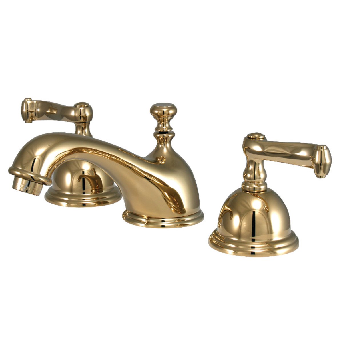 Kingston Brass Royale Deck Mount 8-Inch Widespread Bathroom Faucet