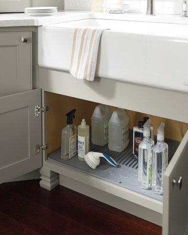 Rubber Cabinet Mat for Your Sink Base Cabinet-DirectSinks