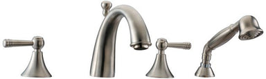 Dawn DS122119 4-Hole Tub Filler with Personal Handshower & Lever Handles-Tub Faucets Fast Shipping at DirectSinks.