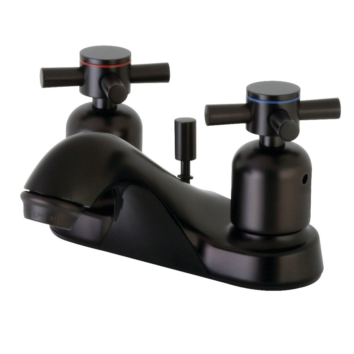 Kingston Brass Concord Deck Mount 4-Inch Centerset 3-Hole Bathroom Faucet