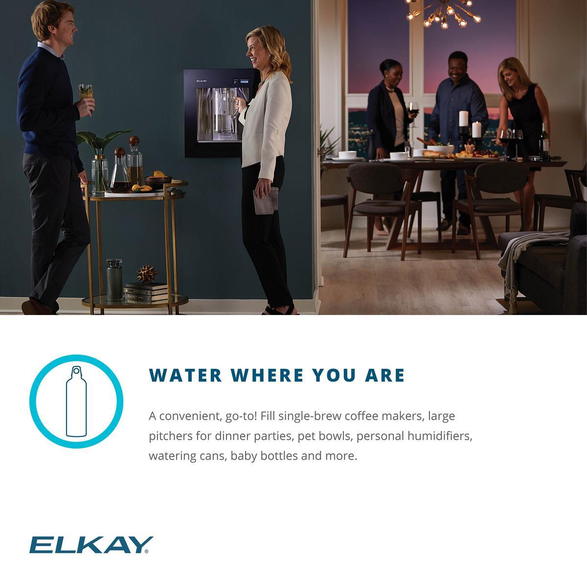 Elkay ezH2O Liv Built-in Non-Refrigerated Filtered Water Dispenser-DirectSinks