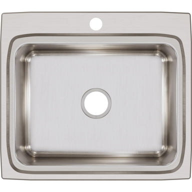 Elkay Lustertone Classic Stainless Steel 25" x 22" x 8-1/8", Single Bowl Drop-in Sink-DirectSinks