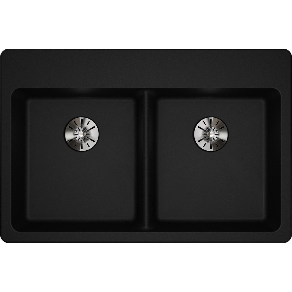 Elkay Quartz Classic 33" x 22" x 5-1/2", Drop-in ADA Sink with Perfect Drain-DirectSinks