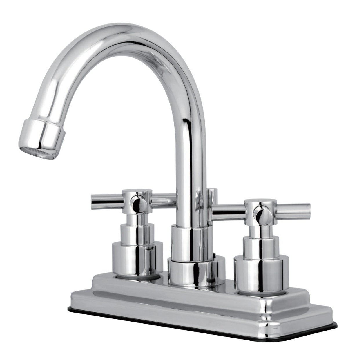Kingston Brass Elinvar 4-Inch Centerset Deck Mount Bathroom Faucet
