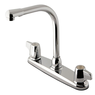 Kingston Brass KB741 8-Inch Centerset Kitchen Faucet in Polished Chrome-DirectSinks
