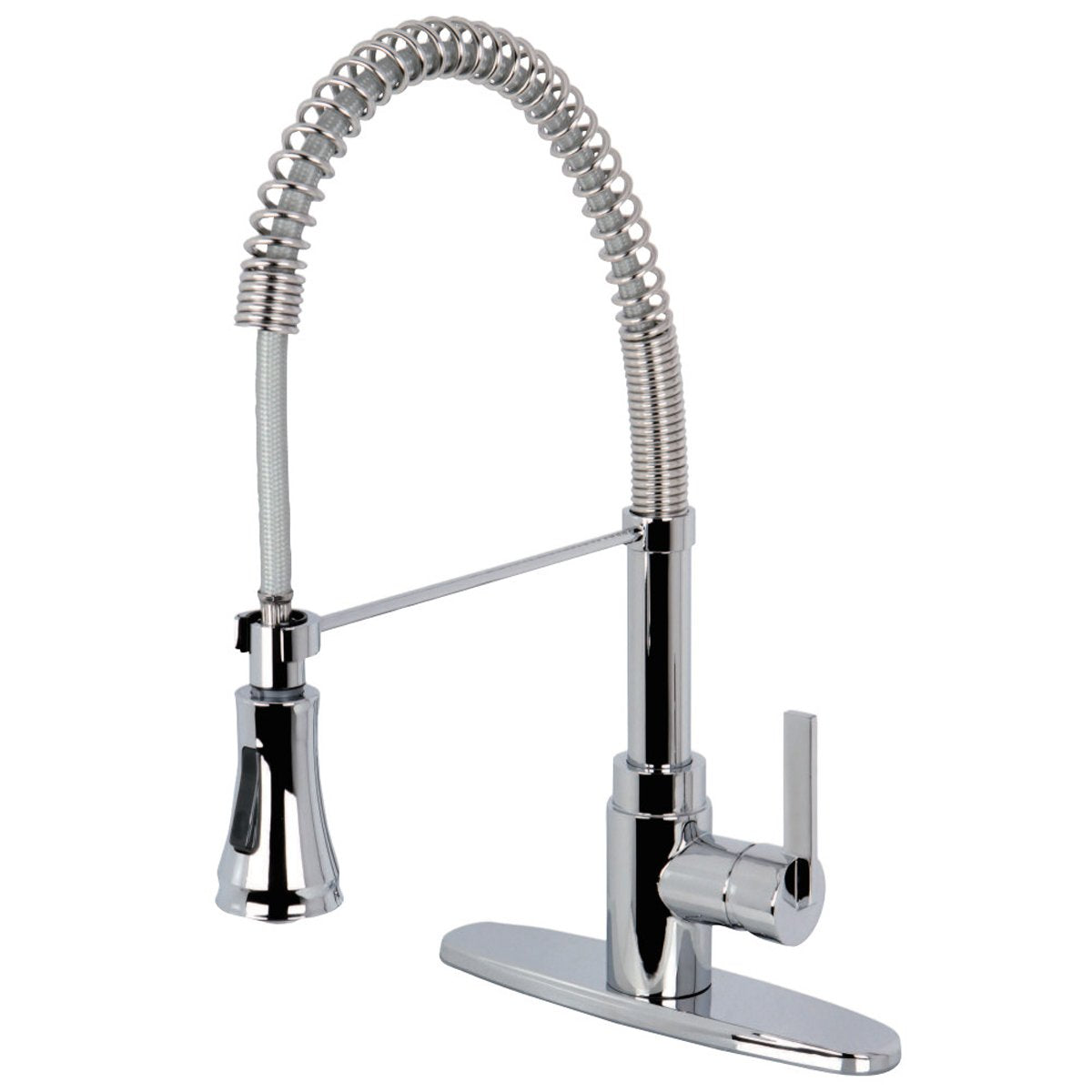 Kingston Brass Continental Gourmetier Single-Handle Pre-Rinse Kitchen Faucet