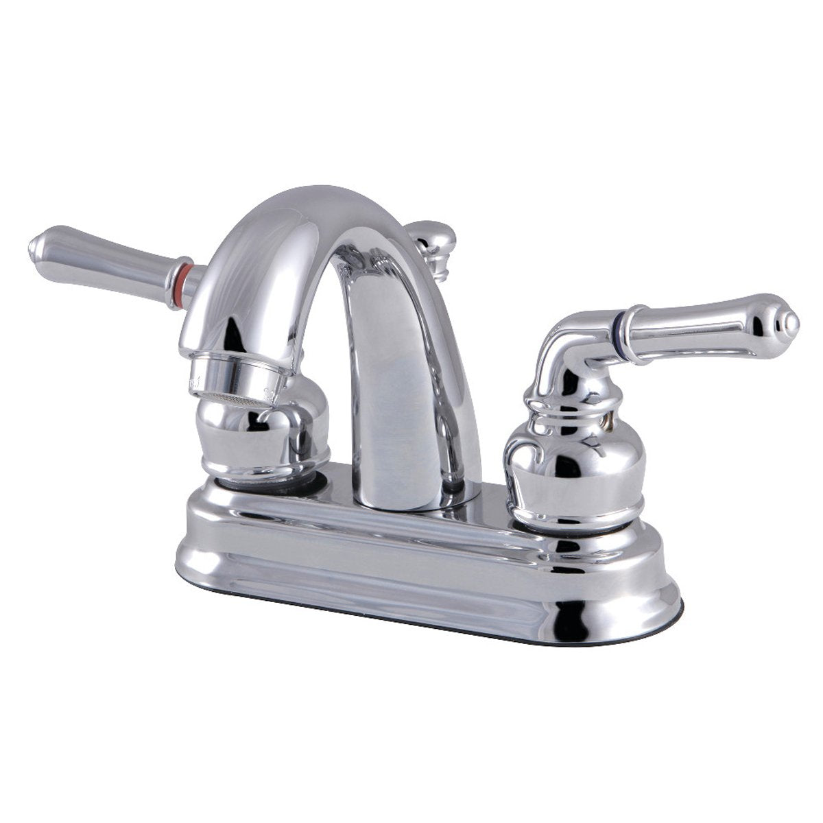 Kingston Brass 4-Inch Centerset Lever-Handle Bathroom Faucet
