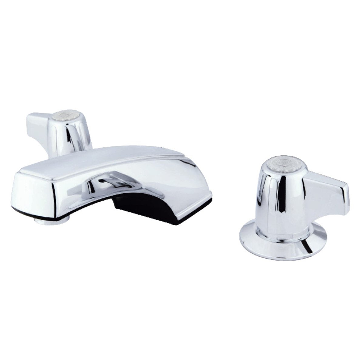 Kingston Brass KB920LP 8" to 16" Widespread Bathroom Faucet in Polished Chrome
