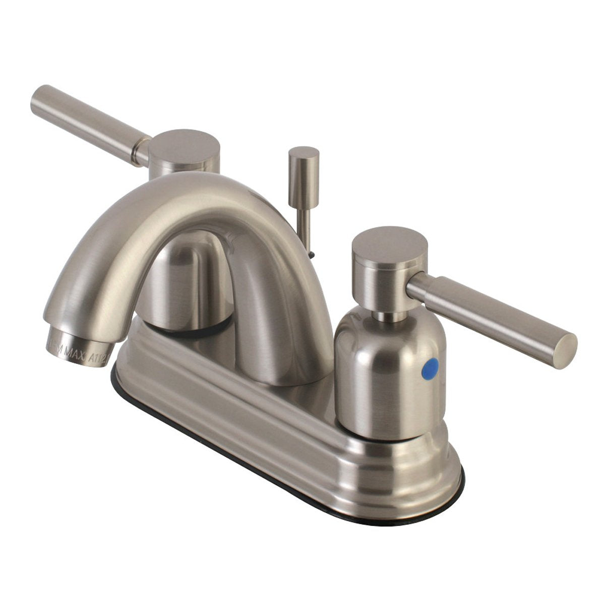 Kingston Brass Concord Deck Mount 4" Centerset Bathroom Faucet with Pop-Up Drain