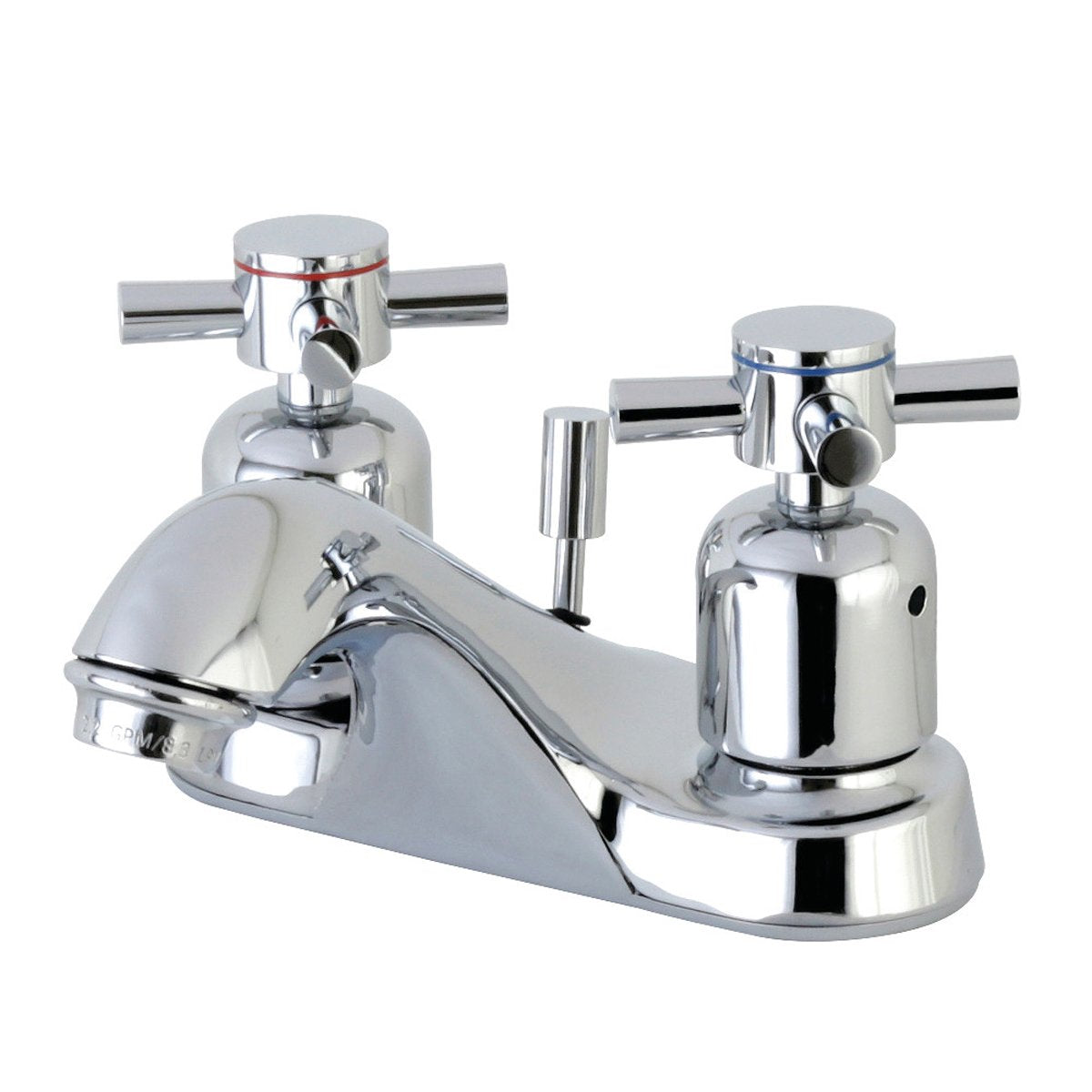 Kingston Brass Concord Deck Mount 4-Inch Centerset 3-Hole Bathroom Faucet
