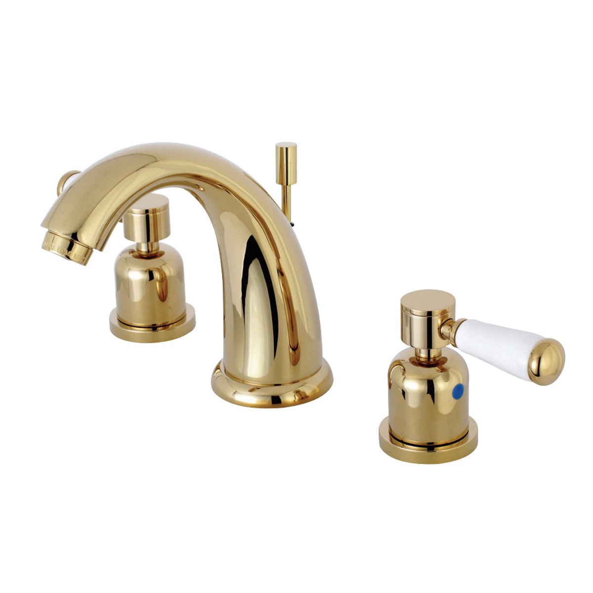 Kingston Brass Paris Deck Mount 8" Widespread Bathroom Faucet