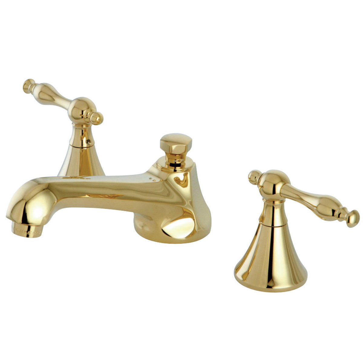 Kingston Brass Naples Deck Mount 8" Widespread Bathroom Faucet