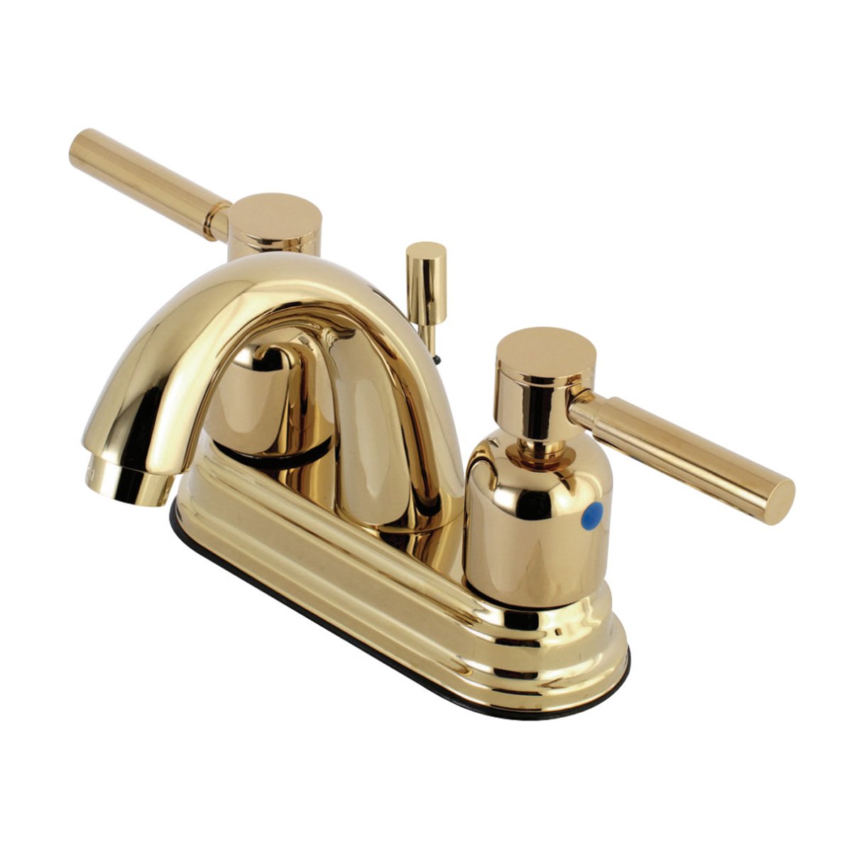 Kingston Brass Concord Deck Mount 4" Centerset Bathroom Faucet with Pop-Up Drain