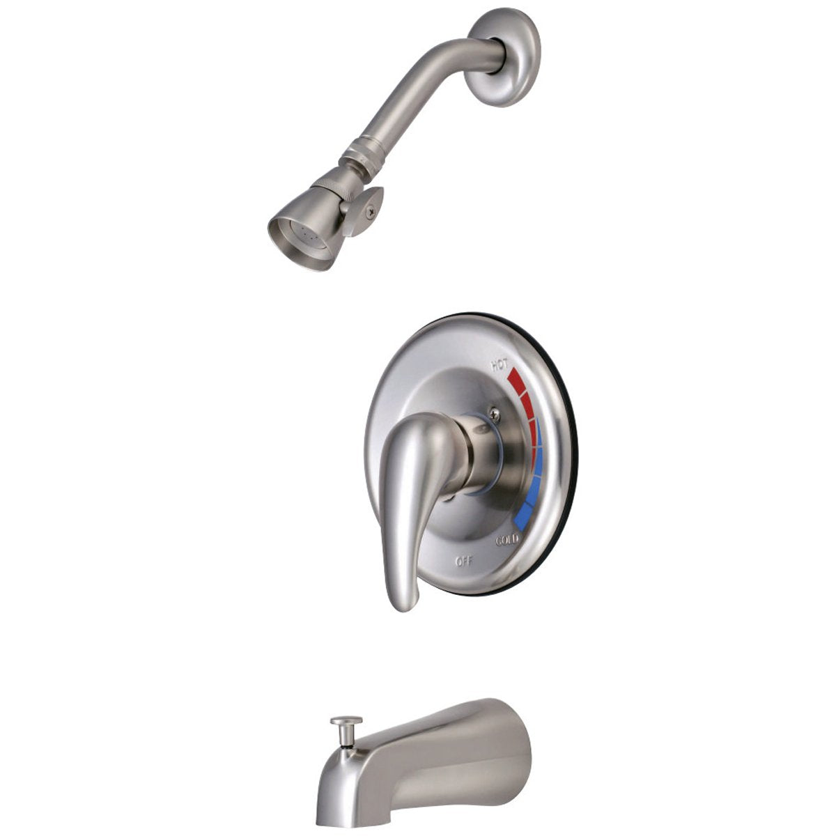 Kingston Brass Chatham Single Lever Handle Tub and Shower Faucet